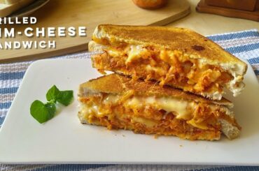 Grilled Kim-Cheese Sandwich Recipe |Easy Grilled Cheese Kimchi Sandwich