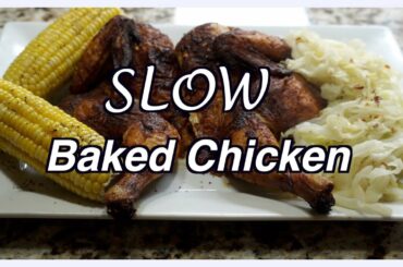 SLOW Baked Chicken || Whole Chicken || Fox Bros. Rub || Healthy Meals || Home Cooked Meals