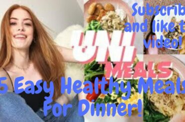 5 Easy Healthy Recipes For Dinner