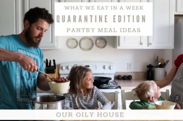 What We Eat in a Week | PANTRY MEAL IDEAS | My Husband's First Video!