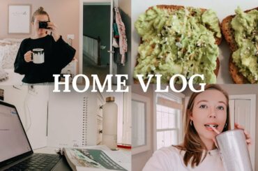 VLOG: online classes + working from home, healthy breakfast ideas, sister Q+A