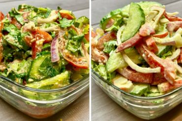 3 Easy Salad Recipes For Weight Loss | Healthy Salad Recipes For Lunch or Dinner