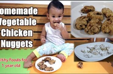 Homemade Veggie Chicken Nuggets l Healthy Food for Toddlers