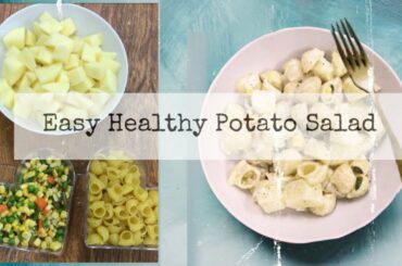 1-Min Easy Healthy Potato Salad Recipe -طريقة تحضير سلطة البطاطس الباردة في دقيقة