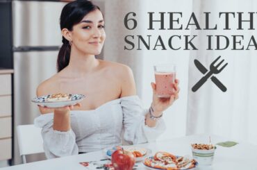 #MenoumeSpiti | 6 HEALTHY SNACKS | Katerina Visseri