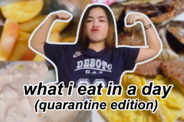 what i eat in a day to lose weight (easy and healthy quarantine meals)