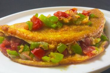 Perfect Mexican Omelette Recipe - Healthy Breakfast Recipe by KookingK