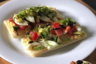 Healthy snack idea with eggs and cracker I Surabhi's Spatula I BE DAZZLED FITNESS