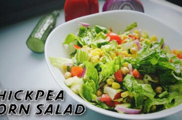 CHICKPEA CORN SALAD RECIPE FOR WEIGHT LOSS | (MUST TRY)!!