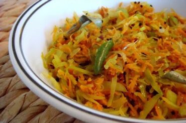 Cabbage Carrot Curry|Healthy Recipes