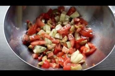 Tomato & Cocumber easy salad | Healthy Salad