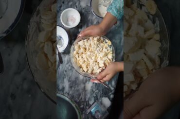 creamy fruit  chat (healthy food)