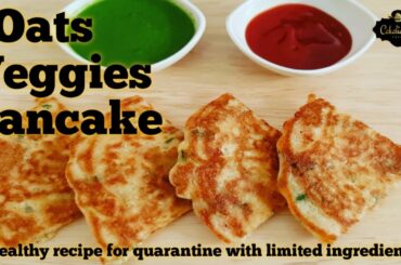 Oats veggies pancake /healthy oats recipe for breakfast fast/easy breakfast recipe