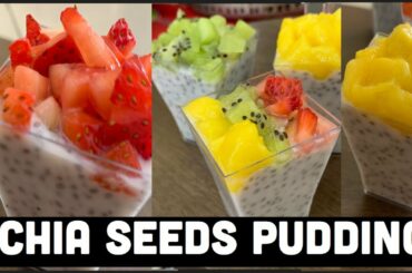 CHIA SEEDS PUDDING | HEALTHY BREAKFAST IDEAS | ONLY 3 INGREDIENTS | SUPER SIMPLE
