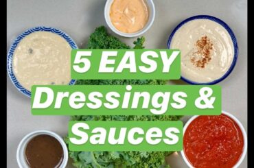 Add Amazing Flavor w These Healthier Dressings!