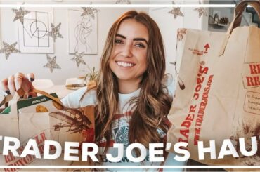 HEALTHY TRADER JOE'S HAUL! | easy 1 person meal shopping 2020