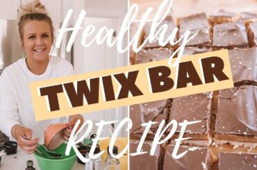 COOK WITH ME | HEALTHY TWIX BAR RECIPE