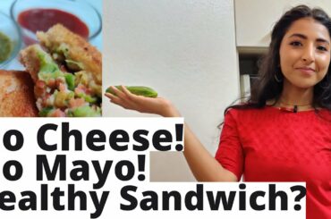 HEALTHY VEGGIE CURD SANDWICH RECIPE