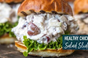 Healthy Chicken Salad Sliders!