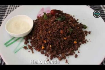 Simple Ragi Upma | Finger Millet | Healthy Breakfast