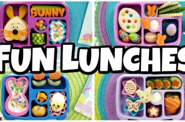 Fun SPRING School Lunch Ideas 🐰 STAY At HOME Lunches