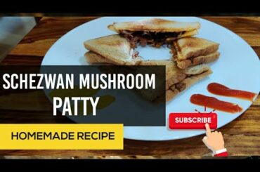 SCHEZWAN MUSHROOM PATTY || HEALTHY FOOD RECIPE || EASY AND INSTANT FOOD RECIPES