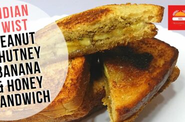 Peanut Chutney Banana Honey Sandwich |Sandwich Video |Healthy Kids Breakfast | मूंगफली चटनी सैंडविच