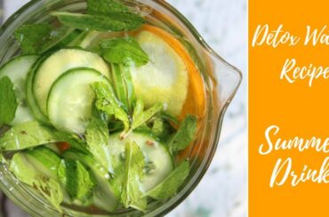 Detox Water Recipe For Weight Loss - तेजी से वजन कम करना हो तो सुबह उठते ही इसे पिए - Diet Drink