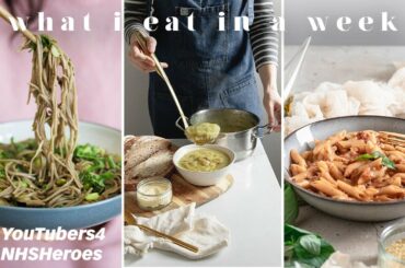 WHAT I EAT IN A WEEK | VEGAN DINNERS IN LOCKDOWN