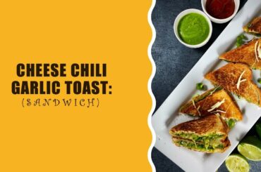 Cheese chilli garlic toast/Sandwich/ Mumbai Street food/ 10 minute snacks recipe