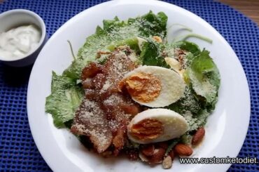 Keto Bacon Salad with Ranch Dressing Recipe - Healthy Food For Family