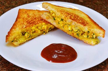 Quick Breakfast: Boiled egg sandwich