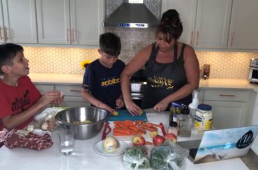 Making Easter Vegetable Salad!