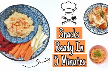 What I Ate For Snacks This Week / Healthy Indian Evening Snack Ideas