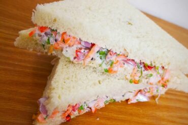 Healthy Sandwich / Non Cooked Snack / Mayo Veg Sandwich / Hadus Kitchen.