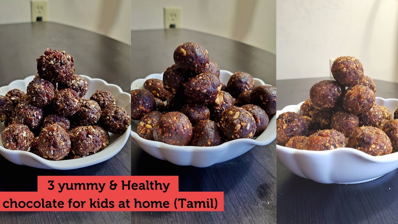 3 No bake Healthy & Yummy chocolate Recipes using dates for kids | In Tamil | MomCafe 3 No bake Healthy & Yummy chocolate Recipes using dates for kids | In Tamil | MomCafe
