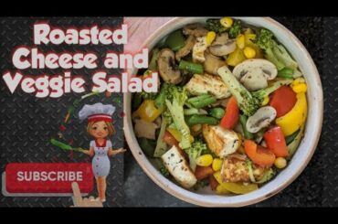 Roasted Cheese and Veggie Salad