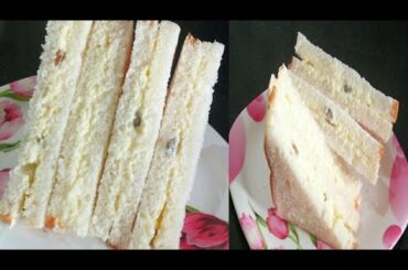 Malai Bread Sandwich Recipe |2 Minute Breakfast Recipe |For Tifin Lunch Box Recipe||