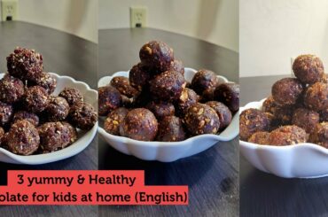 3 No bake healthy & yummy chocolate recipes using dates  for Kids at home |MomCafe