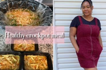 Healthy Chicken Parmesan Soup | Crockpot Meal Prep For Weight Loss