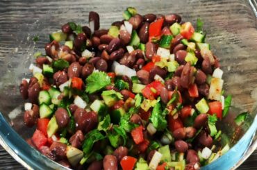 Chatpatti Red Beans Chaat Kidney Beans Salad Easy And yummy Recipe - HDWF