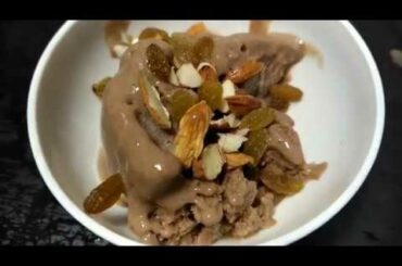 Home made healthy Ice cream Recipe || Banana || 3 Ingredients || No sugar || No ice cream machine