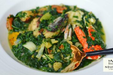 THE HEALTHIEST ADEME/EWEDU SOUP RECIPE EVER ( MOLOKHIA JUTE LEAVES) GHANA, NIGERIA, TOGO (OIL FREE)
