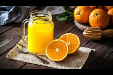 Lockdown Recipe #1 | How To Make Instant Fresh & Healthy Homemade Orange Juice Recipe