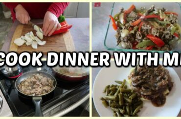 COOK DINNER WITH ME - STEAK SANDWICHES AND BEING CREATIVE