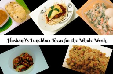 Husband’s Lunchbox Ideas Mon-Fri | Healthy Indian Lunch Recipes for Office | Low Carbs| Weight Loss