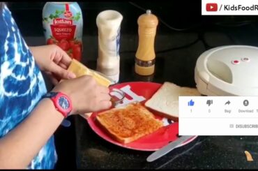 Cheese Sandwich || No Flame Recipe || Kids Food Recipes