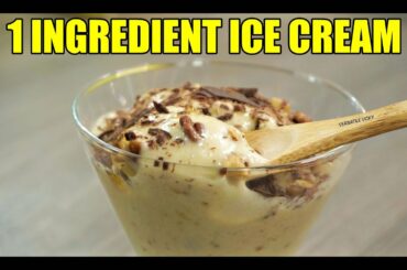 Lockdown Recipes At Home | 1 Ingredient Homemade Ice Cream in 5 Minutes