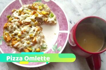 Pizza Omelette Recipe | Weight Loss | Healthy Breakfast | Breakfast Recipes