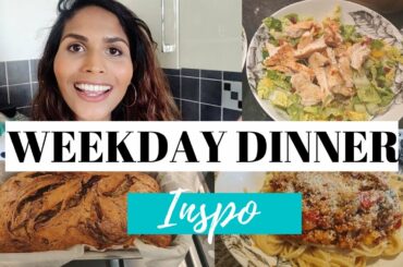WEEKDAY DINNER INSPO | 3 EASY DINNER IDEAS + BAKING BANANA BREAD| Bhavi Byrne